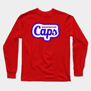 Defunct Washington Caps ABA Basketball 1970 Long Sleeve T-Shirt